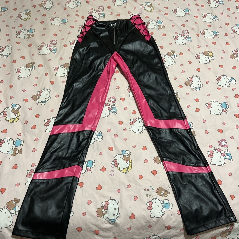 IAMGIA Pink and Black Pants